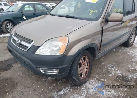 2002 Honda Cr-V Ex из США, поврежденный, VIN JHLRD78802C025516